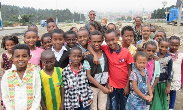 Ethiopia used clothes_children clothing