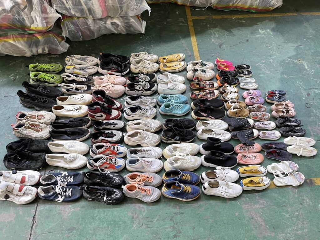 Myanmar used shoes 1
