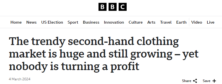 Secondhand Clothing Trade_BBC Home Screenshot