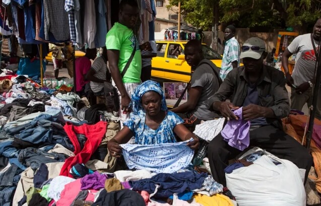 Senegal used clothes_market