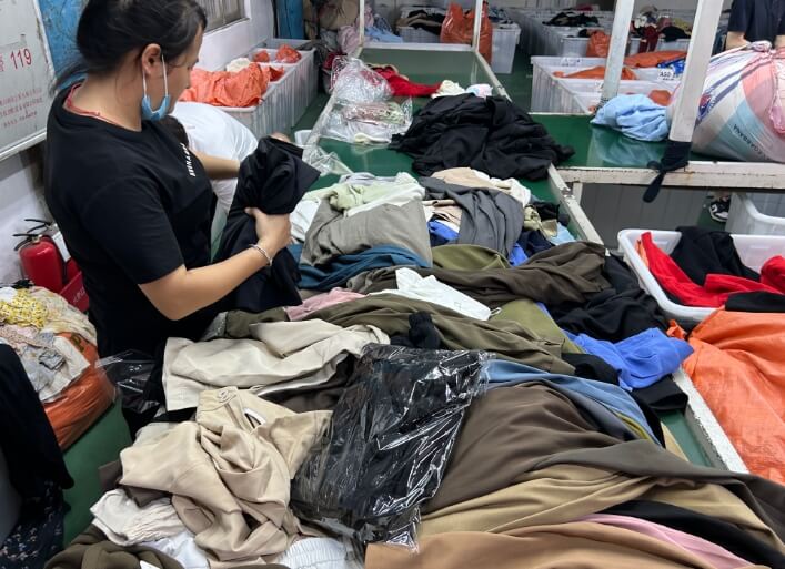 Zambia used clothes_factory line